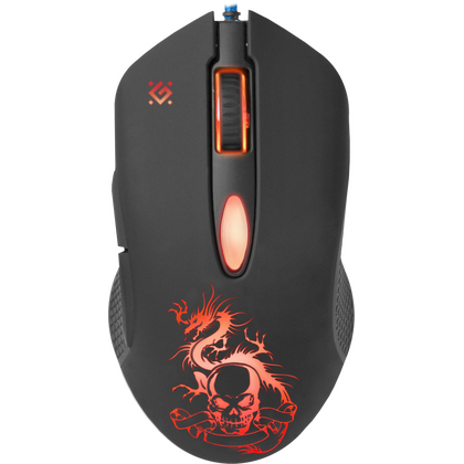 Мышь Defender Sky Dragon GM-090L проводная, черный, USB,  оптическая , игровая (52090)