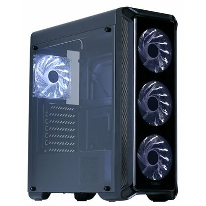 Корпус Zalman без БП i3 Edge Black на передней панели 2xUSB2.0, 1xUSB3.0, ДаxМикрофон, ДаxНаушники, (i3 edge)