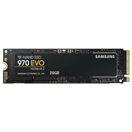 Твердотельный накопитель SSD 2.5" PCI-E: 250 ГБ 3D TLC NAND Samsung 970 EVO Plus [Скорость чтения/ записи: 3500 МБ/ с/ 2300 МБ/ с] MZ-V7S250BW