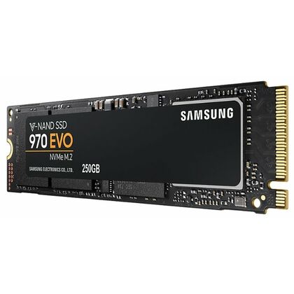 Твердотельный накопитель SSD 2.5" PCI-E: 250 ГБ 3D TLC NAND Samsung 970 EVO Plus [Скорость чтения/ записи: 3500 МБ/ с/ 2300 МБ/ с] MZ-V7S250BW