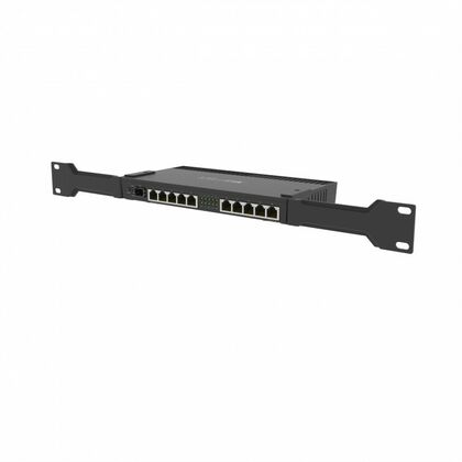 Маршрутизатор: Mikrotik RB4011iGS+RM [10x 10/ 100/ 1000, 1x SFP, раздача PoE, RouterOS lvl 5]