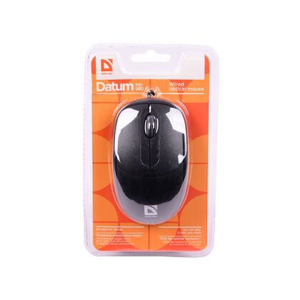 Мышь Defender Datum MS-980 проводная, черный, USB,  оптическая (52980)