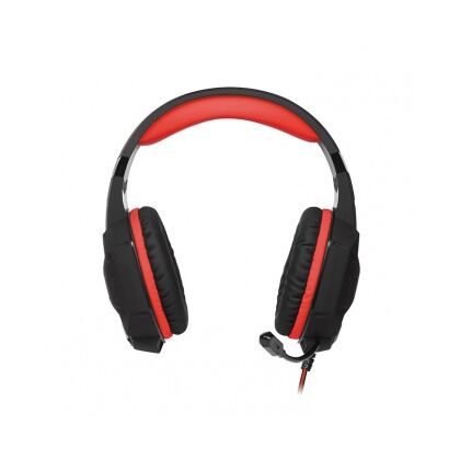 Наушники полноразмерные Sven AP-U988MV с микрофоном, USB, черный/ красный (SV-014797)