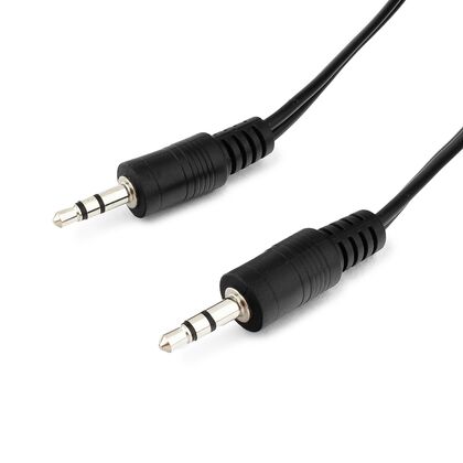 Кабель аудио, 3.5 Jack(П) / 3.5 Jack(П) 1.2м Gembird/ Cablexpert черный, пакет (CCA-404)