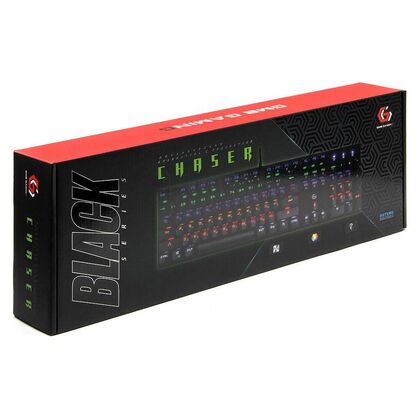 Клавиатура Gembird KB-G550L, проводная, игровая, USB, с подсветкой, черный (KB-G550L)