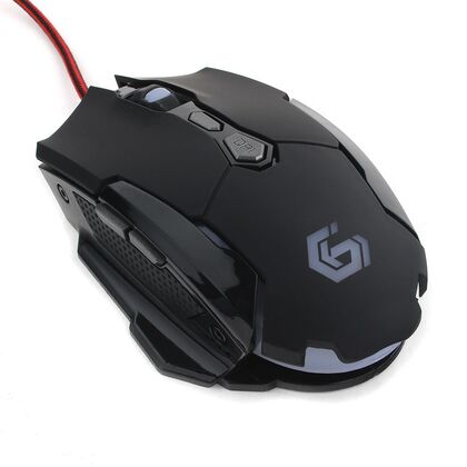 Мышь Gembird MG-600 проводная, черный, USB,  оптическая , игровая (MG-600)