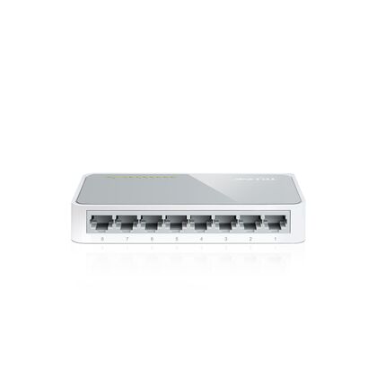 Неуправляемый коммутатор 08 портов: TP-Link TL-SF1008D (8x10/ 100 Base-TX) с функцией энергосбережения