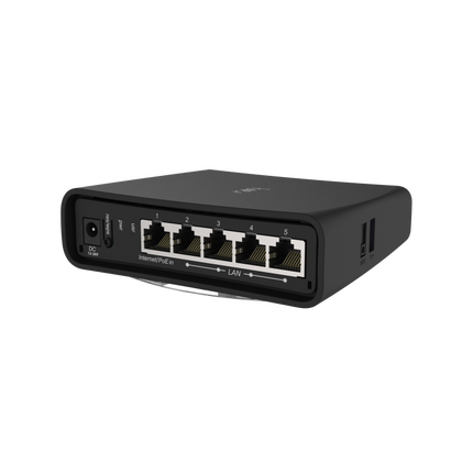Маршрутизатор: Mikrotik hAP ac² [2,4 Ггц+ 5 Ггц, 5х10/ 100/ 1000Mbps, 802.11b/ g/ n/ 802.11a/ n/ ac, MIMO 2x2, RouterOS Level 4]