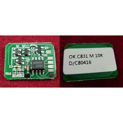 Чип OKI C831/841, Magenta, 10K (44844506) (ELP Imaging®)