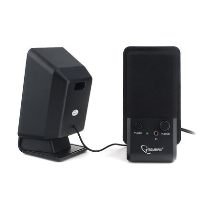 Акустическая система Gembird 2.0 SPK-510 6W, mini Jack 3.5 мм, черный (SPK-510)
