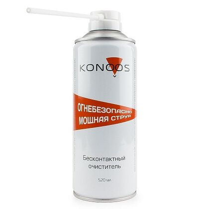 Чистящие средства KAD-520F Konoos профессиональный бесконтактный очиститель, огнебезопасный 520 мл (KAD-520F)