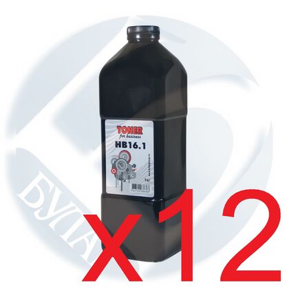 Тонер HP LJ P1005 Universal фл. 1кг. Булат CF226A/ CF226X HB16.1 (P1006/ P1007/ P1008, M402/ M426/ M506/ M527) OEM и совм. Упаковка 12 шт.