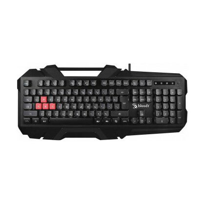 Клавиатура A4Tech Bloody B150N Gamer LED, проводная, игровая, USB, с подсветкой, черный (B150N)