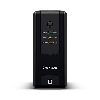 ИБП CyberPower UT1100EG 1050 ВА/ 630 Вт, 4*Schuko (Euro), AVR, USB, RJ45/ RJ11 ( Аккумулятор 12 V/ 5,0 Ah*2)