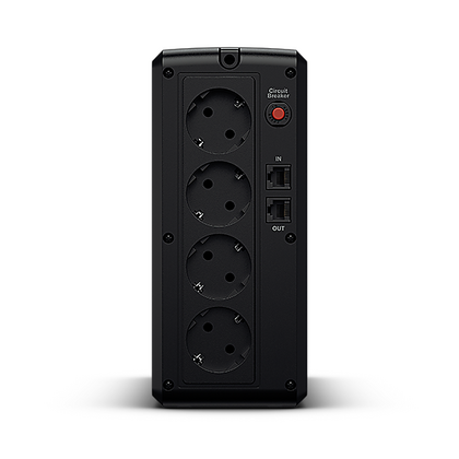 ИБП CyberPower UT1100EG 1050 ВА/ 630 Вт, 4*Schuko (Euro), AVR, USB, RJ45/ RJ11 ( Аккумулятор 12 V/ 5,0 Ah*2)