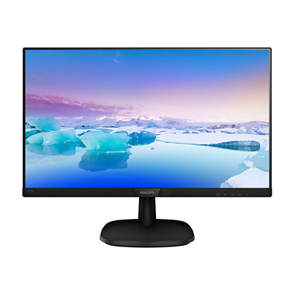 Монитор Philips 23.8" 243V7QDSB черный (IPS, 1920*1080, 5 ms, 250 cd/ m2, 1000:1, D-Sub, DVI, HDMI)