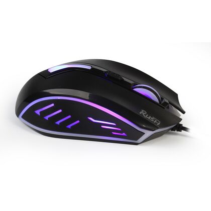 Мышь Smartbuy Rush 712G-K оптическая, проводная, USB, игровая с подсветкой, черный (SBM-712G-K)