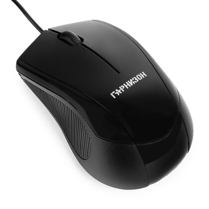 Мышь Гарнизон GM-200 оптическая, проводная, USB, черный (GM-200)