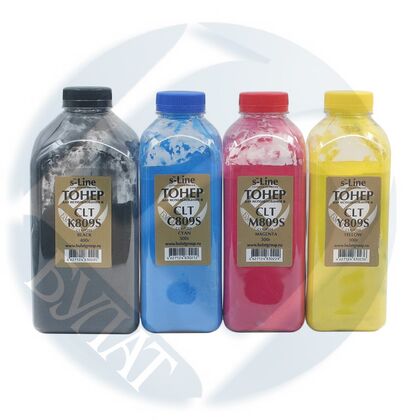 Тонер Samsung CLX-9201 Yellow фл. 300г. Булат s-Line (тонер+девелопер) CLT-K809S (9251/ 9301/ 9351)