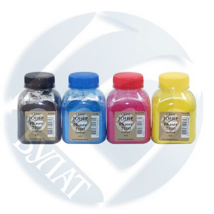 Тонер Xerox Phaser 7100 Cyan фл. 62г. Булат s-Line (тонер+девелопер) 106R02606/ 09