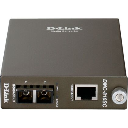 Медиаконвертер D-Link 1000Base-T в 1000Base-LX sm (10km, SC) (DMC-810SC/ B9A)