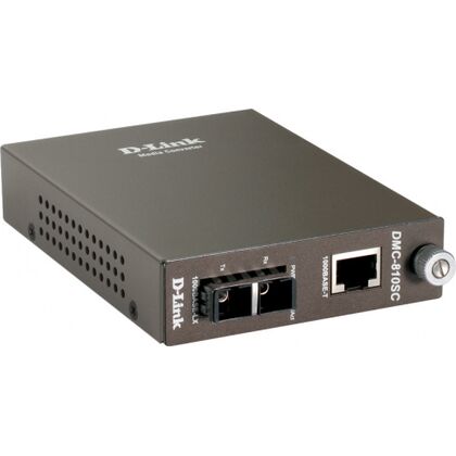 Медиаконвертер D-Link 1000Base-T в 1000Base-LX sm (10km, SC) (DMC-810SC/ B9A)