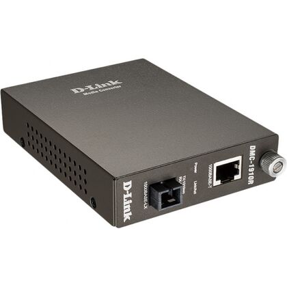 Медиаконвертер D-Link 1G UTP в 1G SM Single Fiber (15km, 1xSC) (DMC-1910R/ A9A)