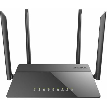 Маршрутизатор D-Link 2.4 ГГц, 5 ГГц, AC1200, 10/ 100/ 1000BASE-TX, 4 порта 10/ 100Base-TX