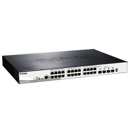 Управляемый коммутатор D-Link DGS-1510-28XMP/ A1A (24х10/ 100/ 1000 Мбит/ с,4хSFP+) 2 уровня