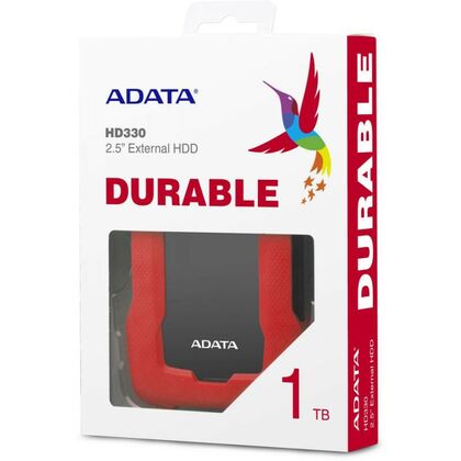 Внешний жесткий диск 2.5" 1Tb AData HD330 USB 3.0 Красный (AHD330-1TU31-CRD)