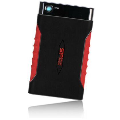 Внешний жесткий диск 2.5" 2Tb SiliconPower Armor A15 USB 3.0 Черный с красным (SP020TBPHDA15S3L)