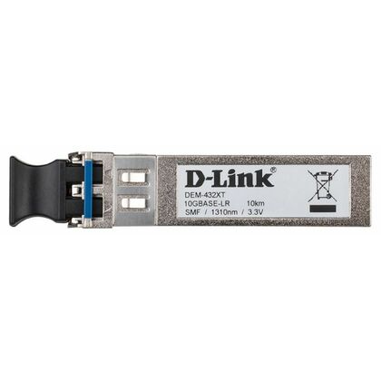 Модуль SFP+ D-link 432XT/ B1A 1 х 10GBase-LR для одномодового оптического кабеля (до 10 км)