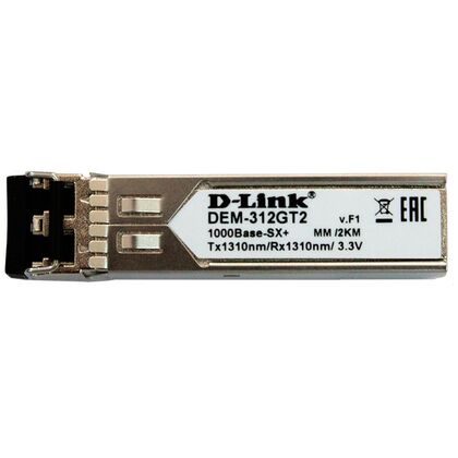 Модуль SFP+ D-Link 312GT2/ A1A, 1000Base-SX+ Многомодовый