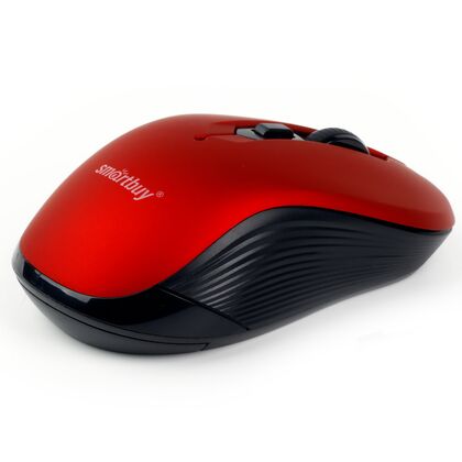 Мышь Smartbuy SBM-200AG-R оптическая, беспроводная, Радио USB, красный (SBM-200AG-R)