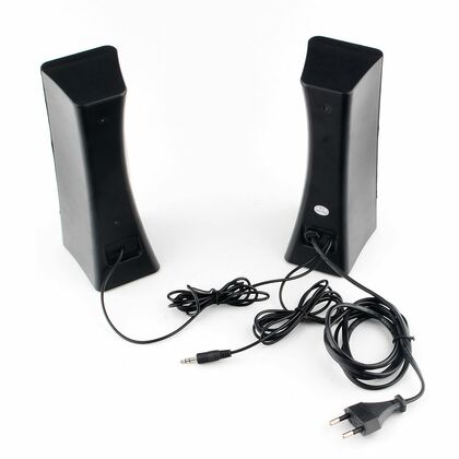 Акустическая система Gembird 2.0 SPK-SPK-500 6W, mini Jack 3.5 мм, черный (SPK-500)