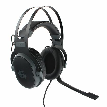 Наушники полноразмерные Gembird MHS-MHS-G700U с микрофоном, игровые, USB, черный (MHS-G700U)