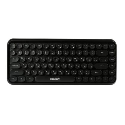 Комплект (клавиатура + мышь) Smartbuy SBC-620382AG-RK, беспроводной, мультимедийный, Радио(USB), черный (SBC-626376AG-K)