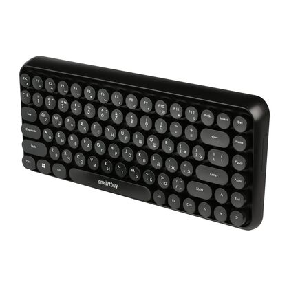 Комплект (клавиатура + мышь) Smartbuy SBC-620382AG-RK, беспроводной, мультимедийный, Радио(USB), черный (SBC-626376AG-K)
