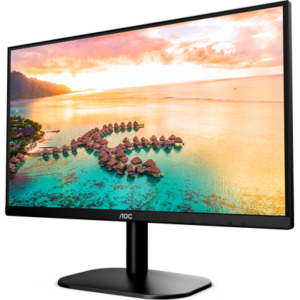 Монитор AOC 23.8" 24B2XH черный (IPS, 1920х1080, 7 ms, 250 cd/ m2, 1000:1, D-Sub, HDMI)