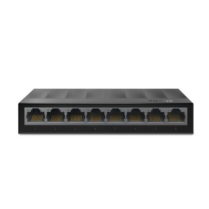 Неуправляемый коммутатор 08 портов: TP-Link LS1008G (08 портовХ10/ 100/ 1000 Мбит/ сек) корпус - пластик