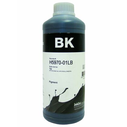 Чернила HP (H5970-01LB) hp 970/ CN621AM/ hp 970XL/ CN625AM/ hp972-975/ hp993 Black, Pigment, 1л, InkTec