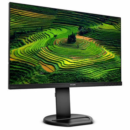 Монитор Philips 23.8" 241B8QJEB черный (IPS, 1920х1080, 5 ms, 250 cd/ m2, 1000:1, audio: 2х2 Вт, D-Sub, HDMI, DP, USB)