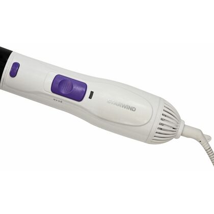 Фен-щетка Starwind SHP8502 белый (1000 Вт, режимов - 1, насадок - 1)