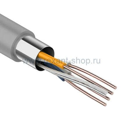 Кабель Cu UTP, Внутренний, 2x2x0.51, бухта 305м., Cat5e, Rexant (01-0122)