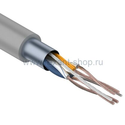 Кабель Cu UTP, Внутренний, 2x2x0.51, бухта 305м., Cat5e STRANDED, Rexant (01-0125)