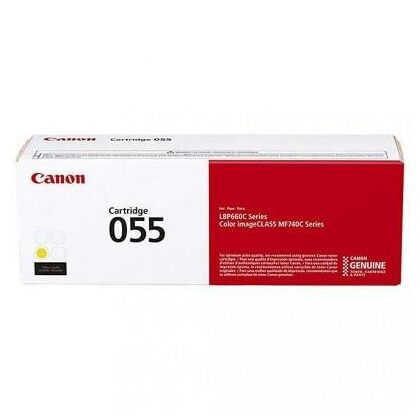 Картридж CANON 055 Y Yellow оригинал(3013C002)