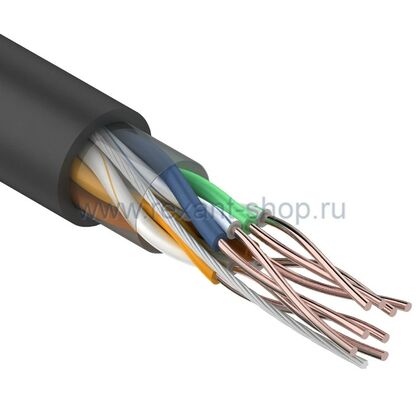 Кабель Cu UTP, Внешний, 4x2x0.51, бухта 305м., Cat5e, Rexant (01-0045)