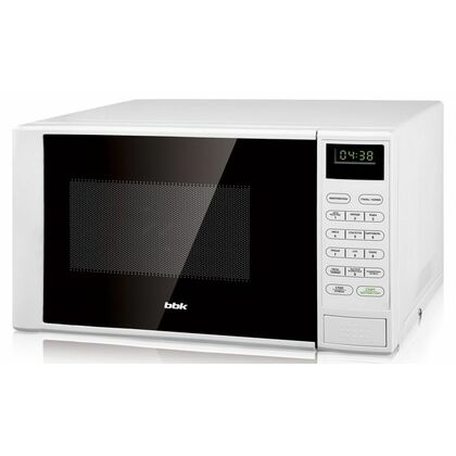 Микроволновая печь с грилем BBK 20MWG-735S/ W белый (20 л, 700 Вт, управление - электронное)