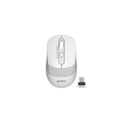 Мышь A4Tech Fstyler FG10S оптическая, беспроводная, USB, офисная, бесшумный клик, белый (FG10SW)