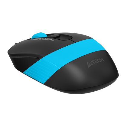 Мышь A4Tech Fstyler FM10 оптическая, проводная, USB, офисная, черный/ синий (FM10 BLUE)
